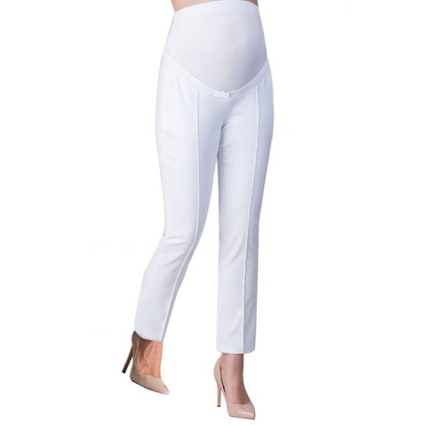 White pregnancy Pants